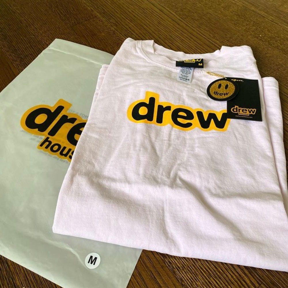 Light pink drew house T-shirt